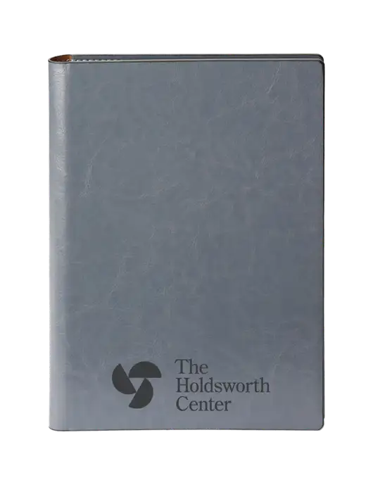 Fabrizio Grey 7 x 9.625 Padfolio & Notepad w/Holdsworth Center Logo