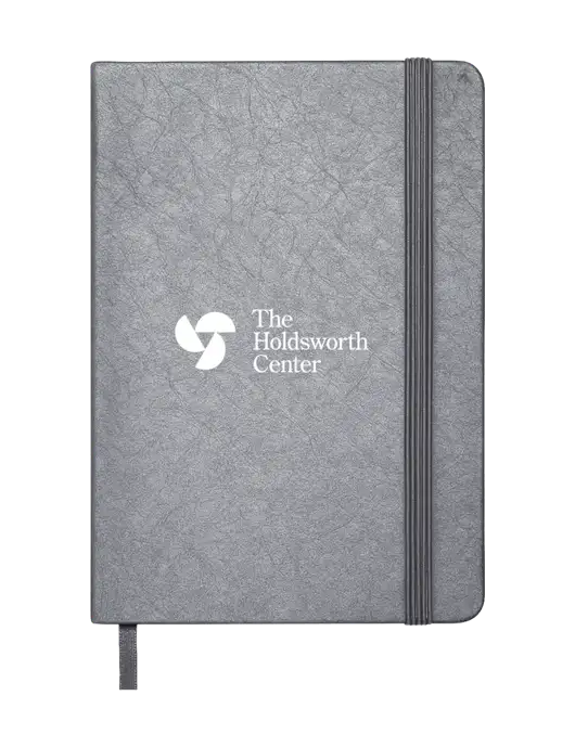 Granite Dark Grey Hardcover Journal, 5.62 X  8.37 w/Holdsworth Center Logo